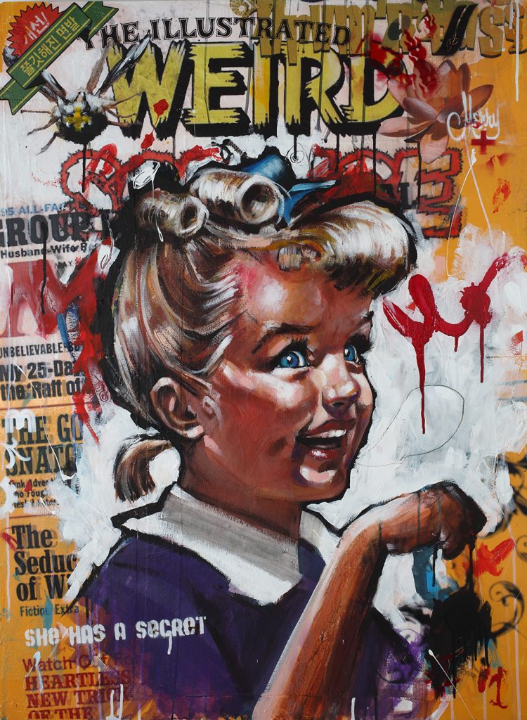 American magazine cover from the 60's, weirdo